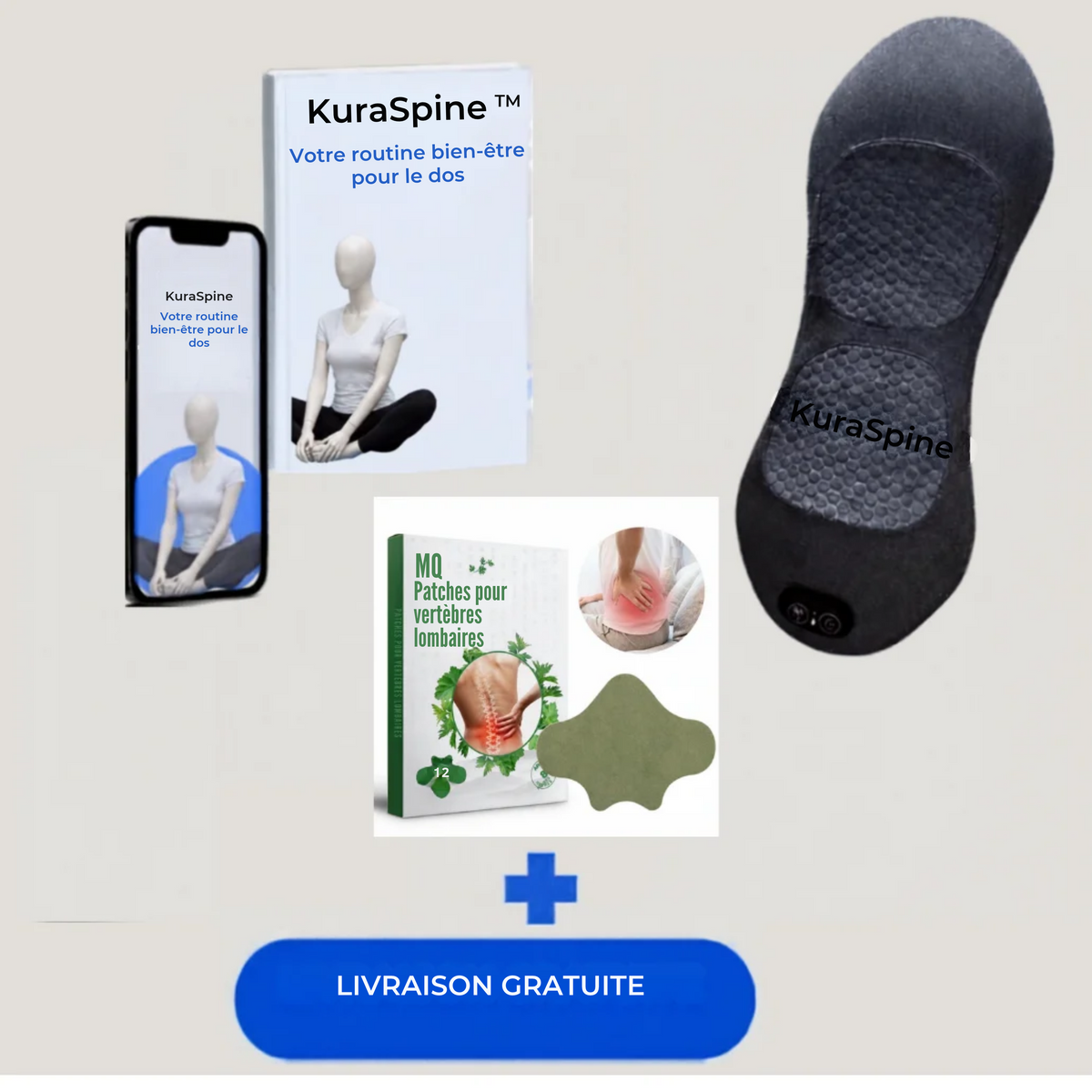 KuraSpine™ - Masseur à triple fusion