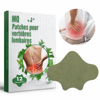 12 patchs confort pour le bas du dos